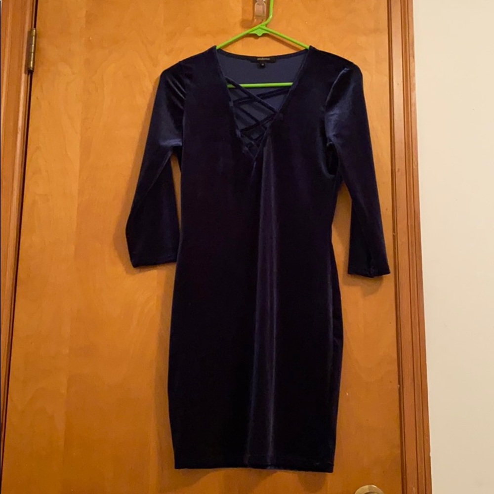 Navy blue dress